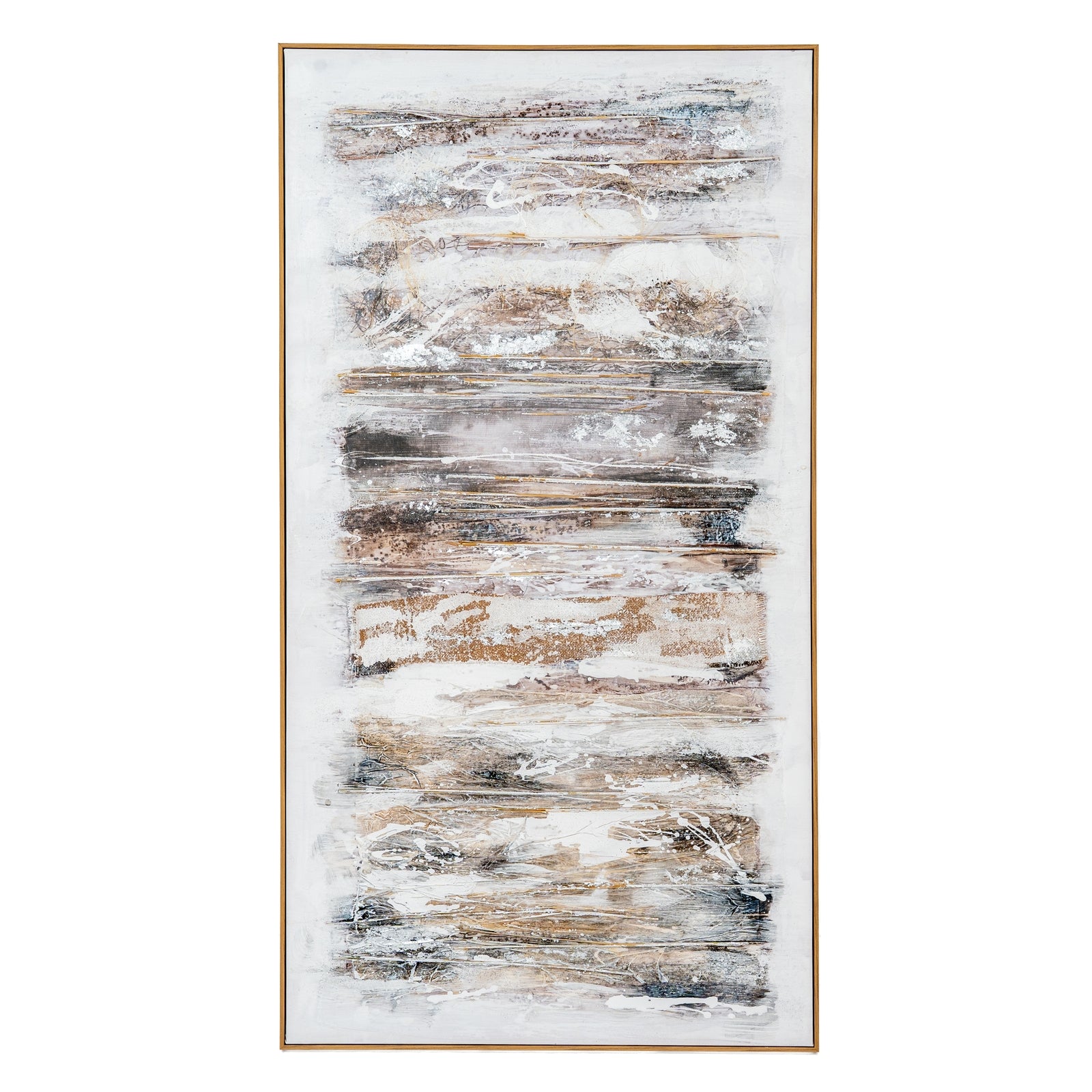 Signature Hand Painted Abstract Canvas