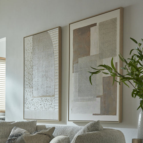 'Abstract Horizon' Framed Canvas (Piece I)