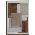 'Abstract Horizon' Framed Canvas (Piece I)