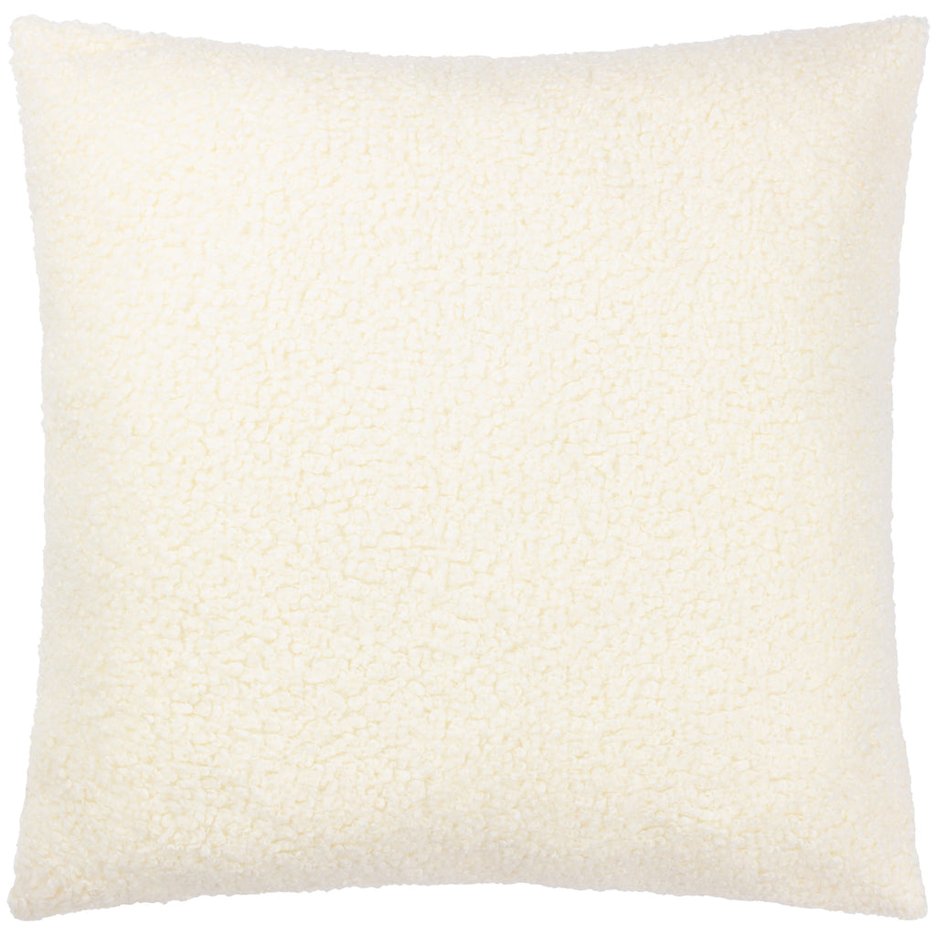 Oversized Boucle Cushion in Ecru