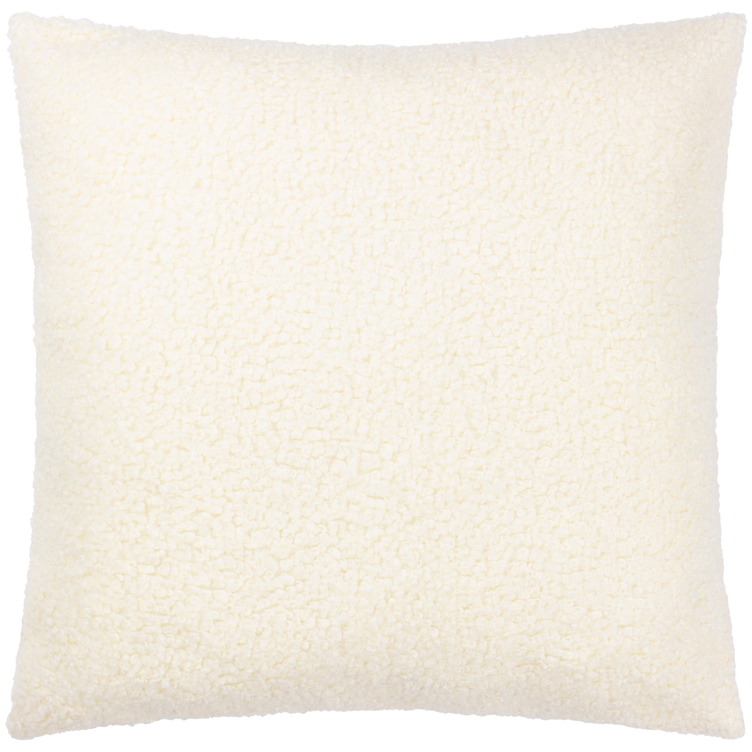 Oversized Boucle Cushion in Ecru