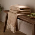 Elements Woven Tasselled Throw in Natural